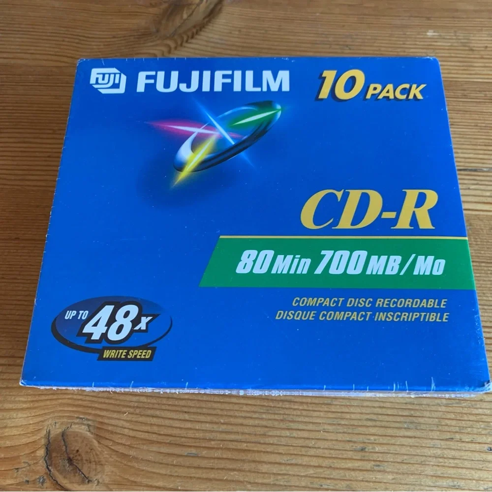 𝅺Fujifilm CD-R 10 Pack NWT